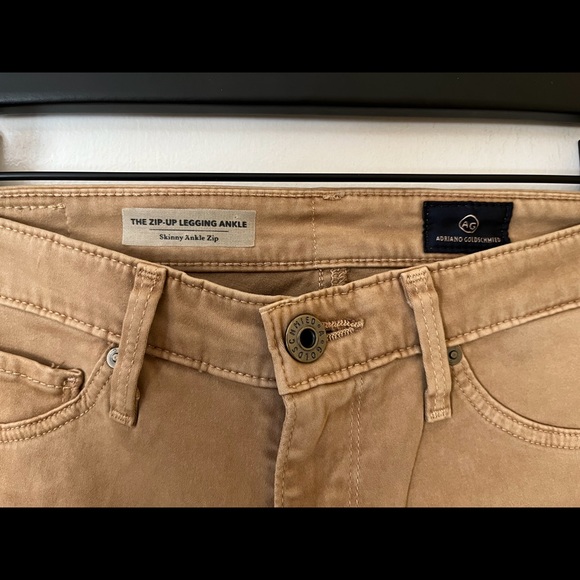 AG ADRIANO GOLDSCHMIED pants - skinny ankle zip - size 25 - EUC - Picture 2 of 3